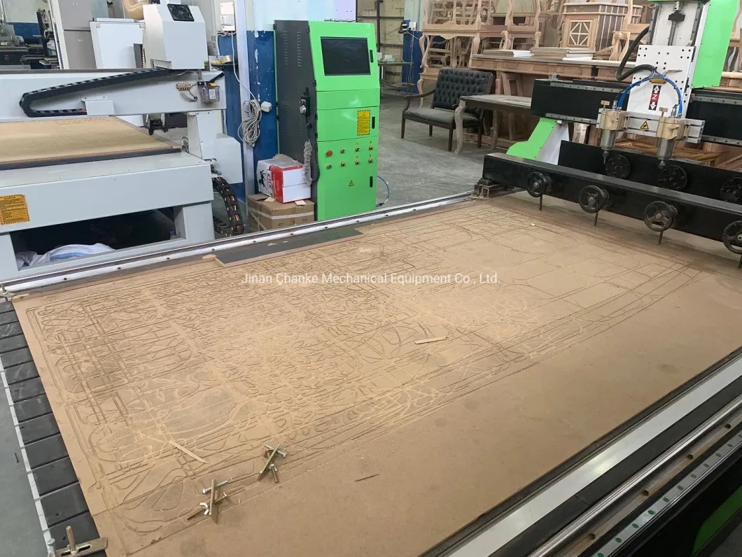 Ck2060/1325 Furniture Wood MDF Cylinder Engraving Cutting CNC Router Working machinery