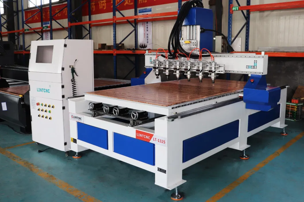 3D 4 Axis Soft Metal Wood Processing 1325 1520 1530 2030 2040 Copper Cutting CNC Router with Oil Mist Cooling System DSP A11 Control