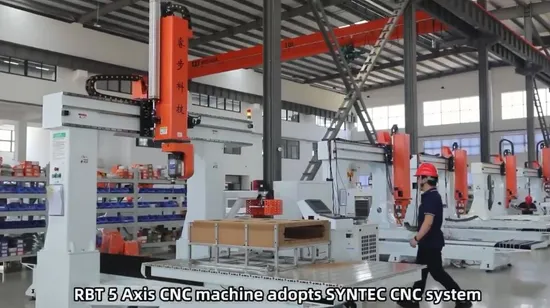 Rbt 5 Axis CNC Router for Thermoforming Plastic Parts CE Approved 