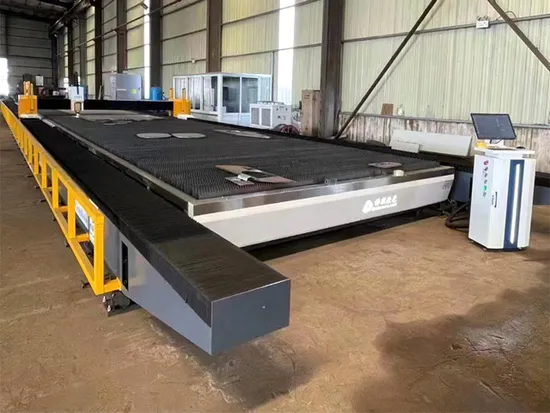 Large Format Gantry Fiber Laser Cutting Machine 6kw 8kw 10kw 12kw 15kw 20kw 30kw 40kw 