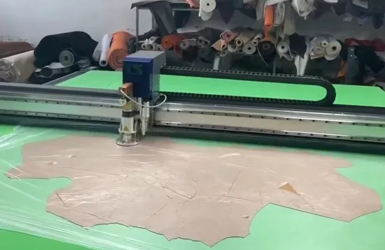 New Product Digital CNC Oscillating Knife Leather Fabric Foam Rubber Sponge Cutting Machine with Favorable Price 