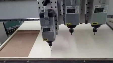 Four Process 4 Axis Multi Heads Wood CNC Router