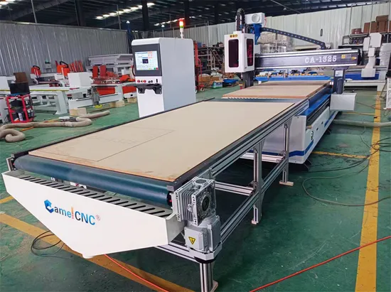 Hot Sale Wood Panel Furniture Cabinet Production Line Process CNC Nesting Machine Auto Loading Unloading CNC Router for Kitchen 