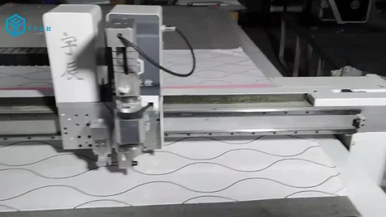 CNC Cloth Cutting Machine Flatbed Fabric Cutter Plotter with Driven Rotary Knife