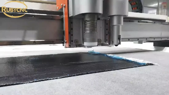 Oscillating Knife Blade CNC Digital Plotter Cutting Machine for Neoprene Fabric Carbon Fiber Fibre Fiberglass Prepreg Cloth Composite Leather Shoe Textile
