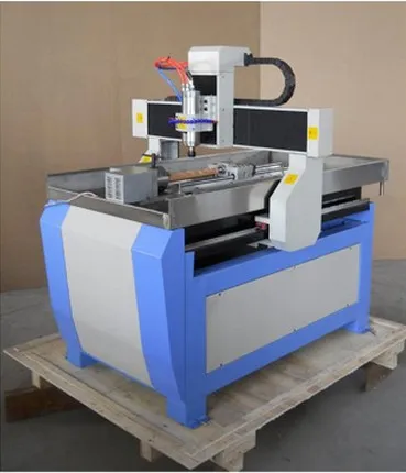Rotary Attached 6090 4 Axis CNC Router for Cylinder 