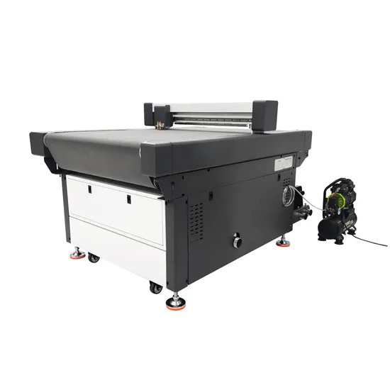 7090 Automatic Double Blade Paper Cardboard UV Dtf Sticker Flatbed Cutting Plotter 