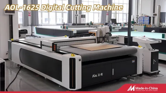 Advertising Board Vinyl Sticker Flatbed Printer and Cutter CNC Cardboard Cutting Plotter 